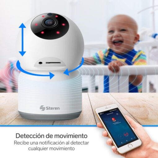 Camara Seguridad Monitoreo Robotizada Full HD WiFi CCTV-218_4