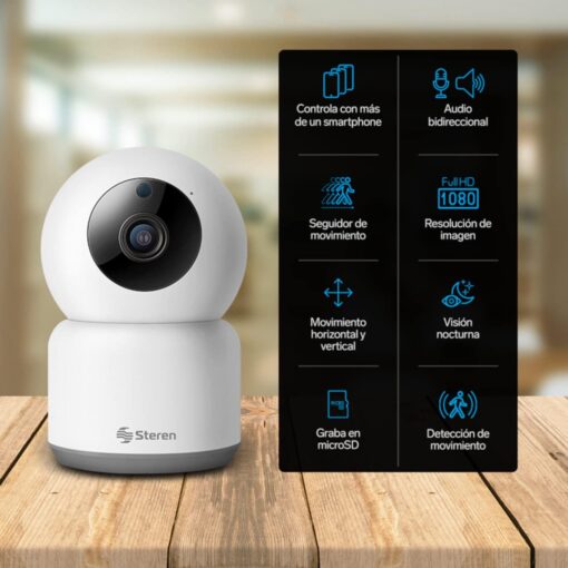 Camara Seguridad Monitoreo Robotizada Full HD WiFi CCTV-218_3