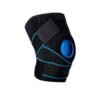 Rodillera Elastica Proteccion Deportiva Crossfit Azul Negro_0