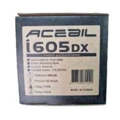 Tripode Acebil I-605DX Prosumer Sistema Profesional Estuche_3