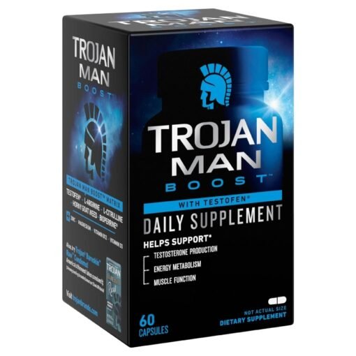 TROJAN Suplemento Diario 60 Capsulas Testosterona Man Boost_5