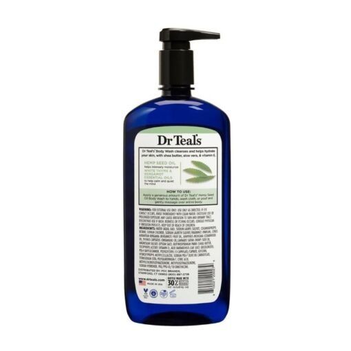 Body Wash Dr Teal´s Jabon Liquido Corporal Cannabis 710ml_1