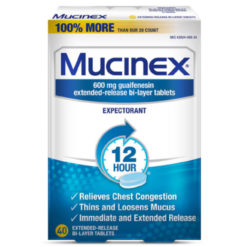 Mucinex Tabletas Expectorantes Congestion Toracica 12 horas_0