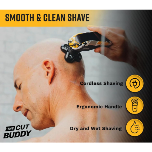 Bald Buddy Afeitadora Electrica Calva Ergonómica Para Hombre_2