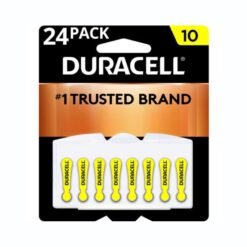 Duracell Bateria Audio Aire Zinc Talla 10 Paquete 24 Piezas_0