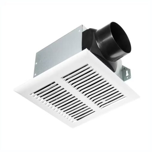 Hampton Bay Ventilador Escape Techo Baño 80 CFM Color Blanco_0