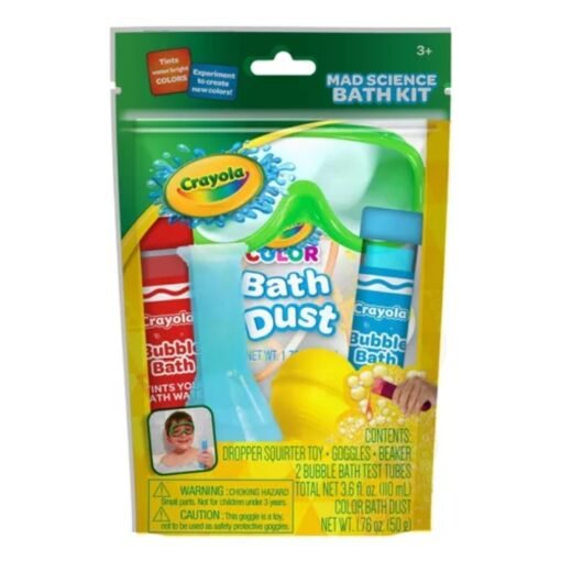 Crayola Kit Juego De Baño Ciencia Tinta Color Water Bright_0