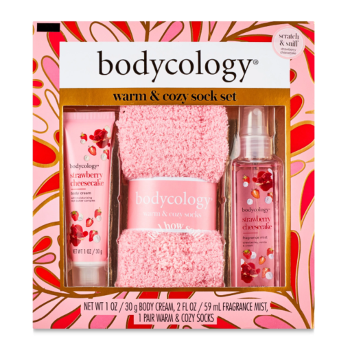 Bodycology Set Fragancia Perfume Crema Strawberry Cheesecake_0