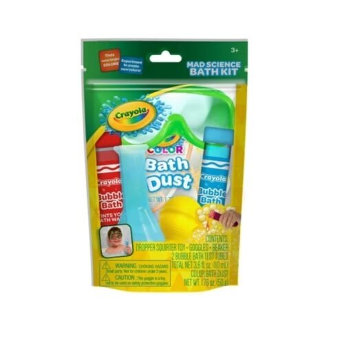 Crayola Kit Juego De Baño Ciencia Tinta Color Water Bright_1