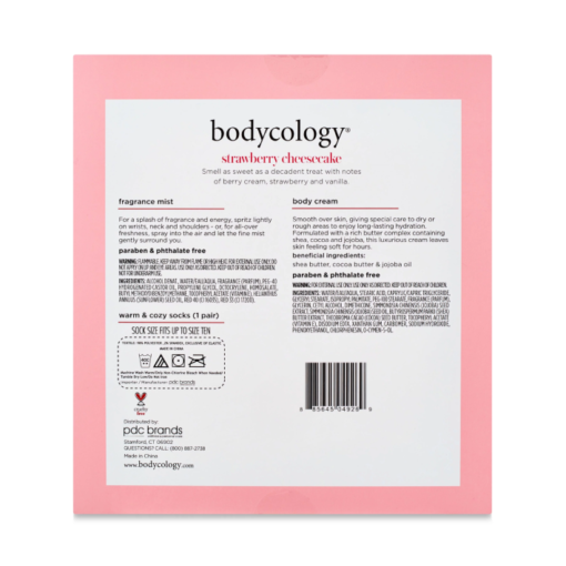 Bodycology Set Fragancia Perfume Crema Strawberry Cheesecake_1