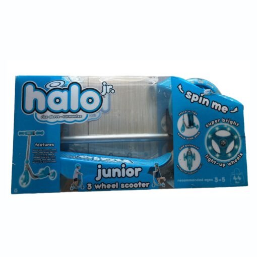 Halo Rise Above Jr Patin Scooter De 3 Ruedas Brillantes Azul_4