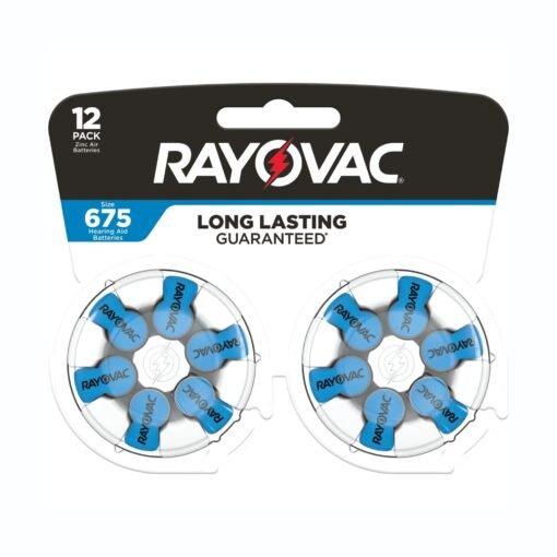 Rayovac Baterias Para Audifonos Tamaño 675 Paquete 12 Piezas_1