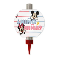 Vela Chispero Para Revelacion Genero Niño Disney Micky Minie_1