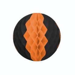 Esfera De Papel Chica Halloween Fiestas 14cm Diametro 3 Pack_0