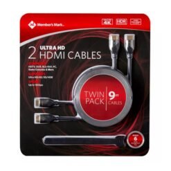 2 Pack Cable HDMI 2.7 Metros De Largo Resolucion Ultra HD 4k_0