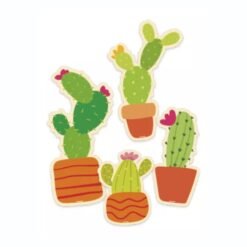 4pz Adorno Cactus Decoracion Fiesta Patria Mexicana 10 Pack_0