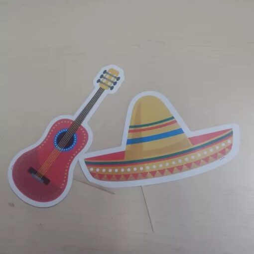 10 Photo Prop Para Fiestas Patrias Figuras Mexicanas 10 Pack_3