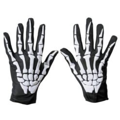 Guantes Esqueleto Calavera Para Disfraz Fiesta De Halloween_0