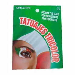 Tatuaje Facial Tricolor Maquillaje Fiestas Patrias 5 Piezas_0