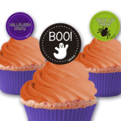 12 Palillos Adorno Para Cupcake Decoracion Fiestas Halloween_1