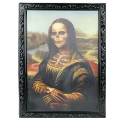 Marco 3d Foto Cambiante Decoracion Halloween Terror MonaLisa_3