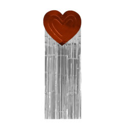 Cortina Metalica Decoracion Corazon San Valentin 3 Pack_0