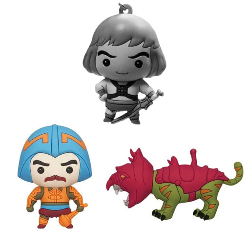 3 Pack Mini Llaveros Mochila Masters of the Universe Heroes_0