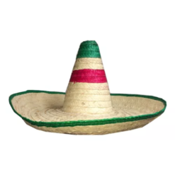 Sombrero Palma Paja Charro Tricolor Fiestas Patrias Zapata_0