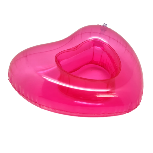 Porta Vasos Corazon Inflable Fiestas Alberca Bebidas 3pzs_2